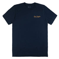 STRIPER PATCH TEE NAVY